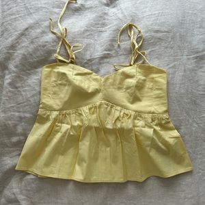 Reformation Marla Top in Zest (NWT)